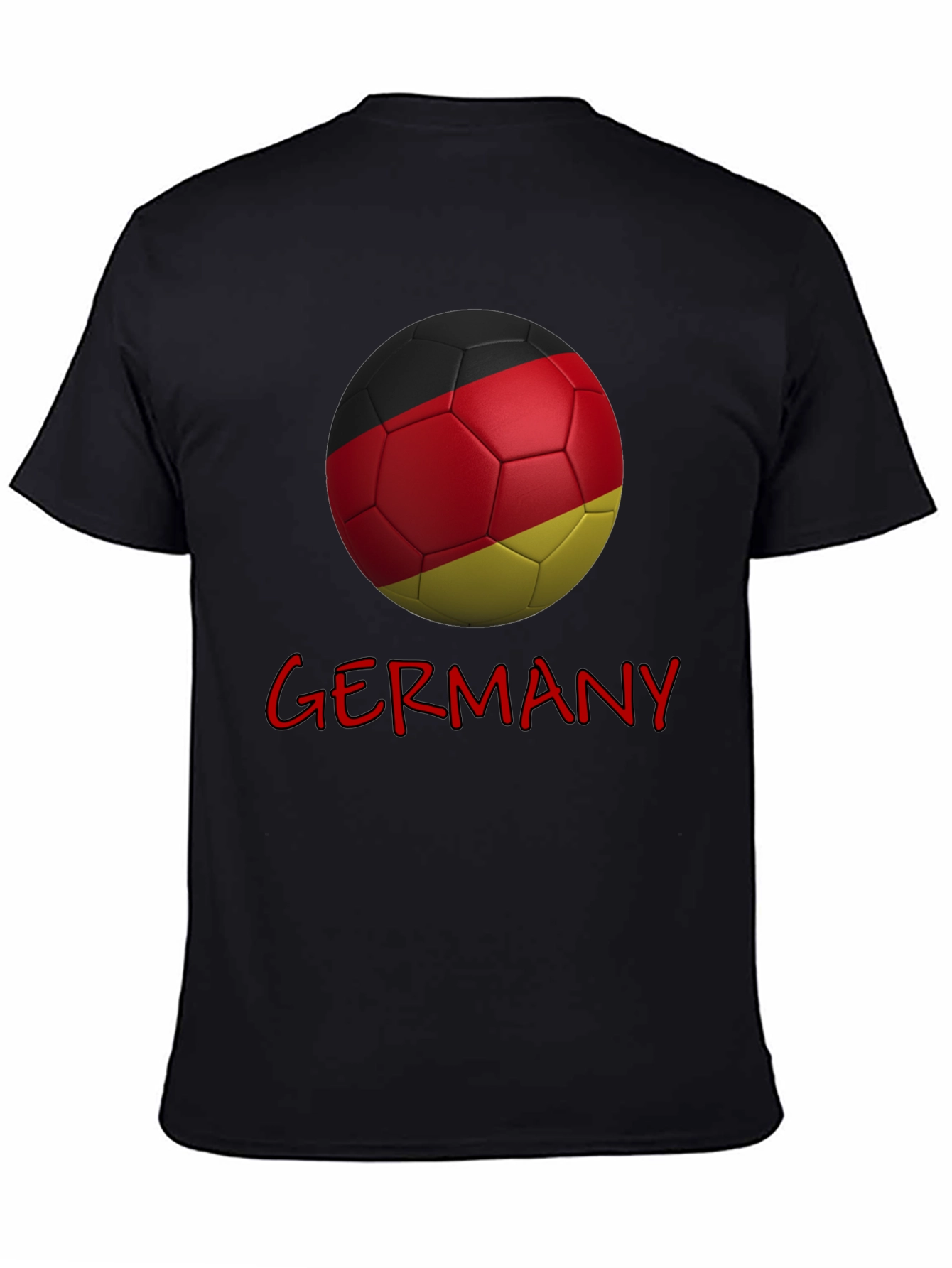 Germany Soccer Ball Graphic T-Shirt