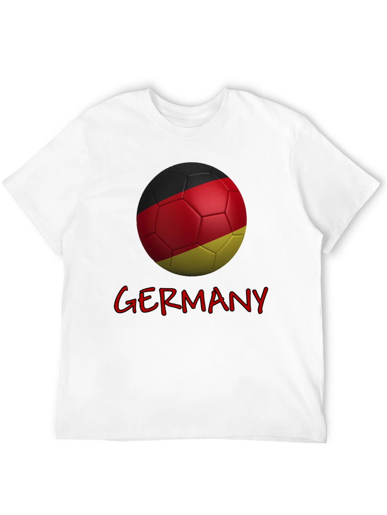 Germany Soccer Ball Graphic T-Shirt