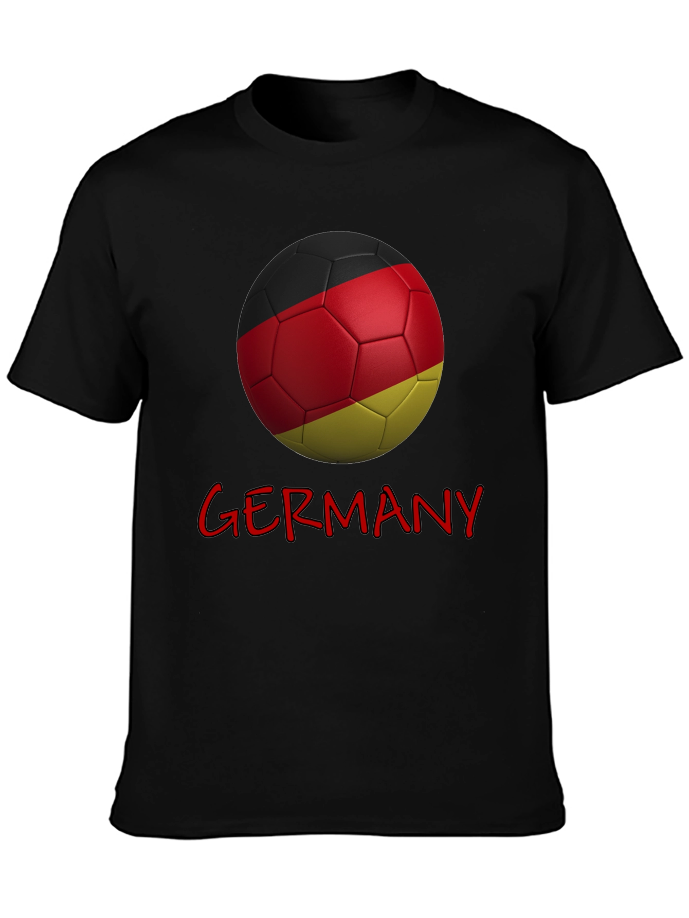 Germany Soccer Ball Graphic T-Shirt