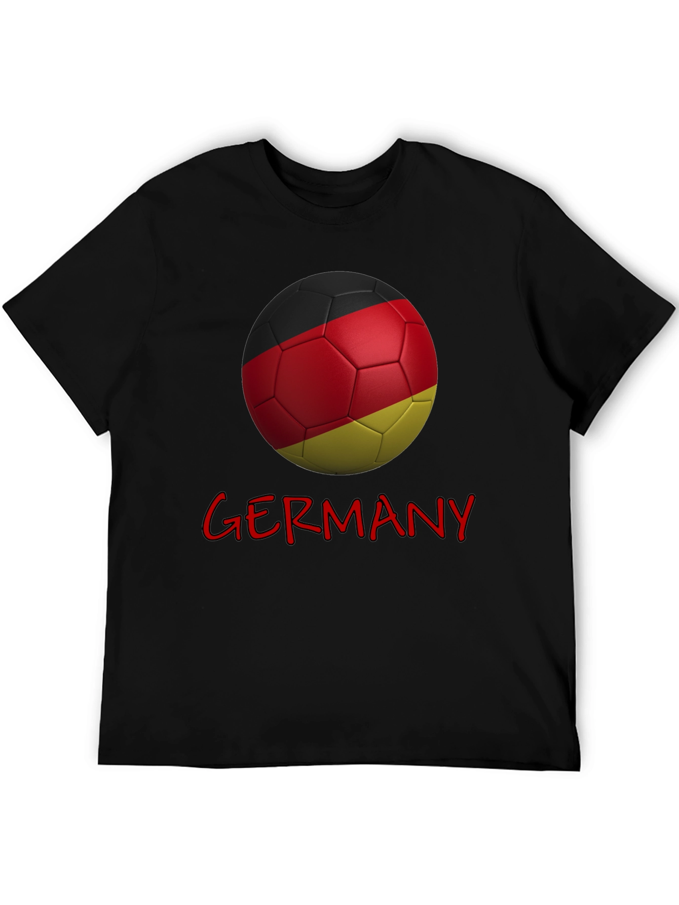 Germany Soccer Ball Graphic T-Shirt