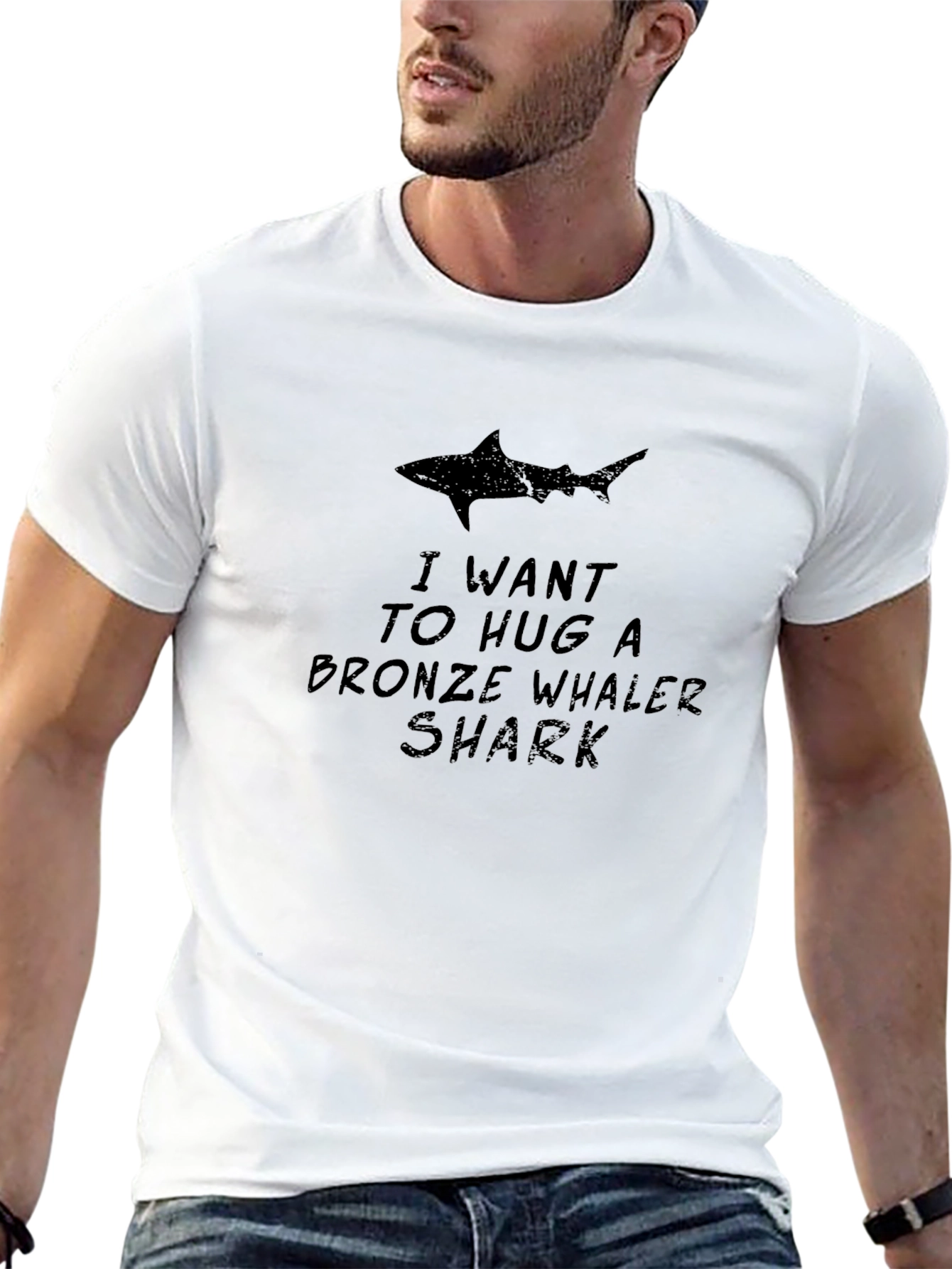 I Want to Hug a Bronze Whaler Shark T-Shirt