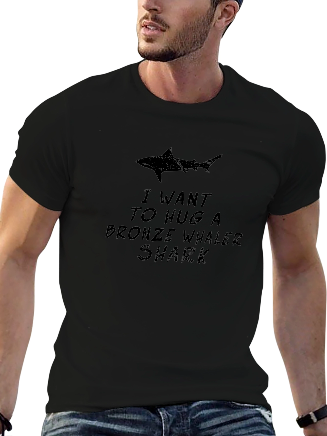 I Want to Hug a Bronze Whaler Shark T-Shirt