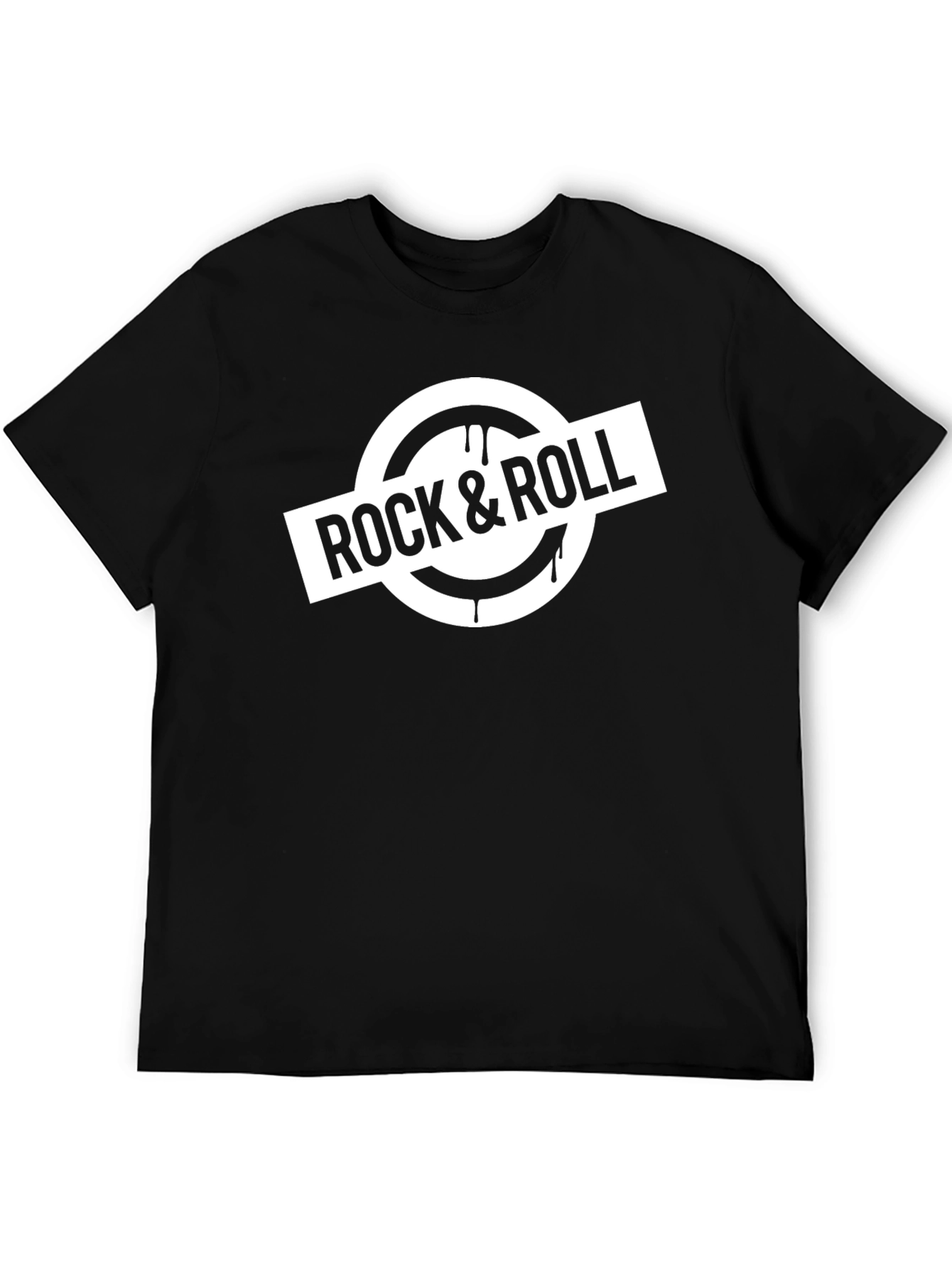 Rock & Roll Graphic Tee - Unisex Black T-Shirt