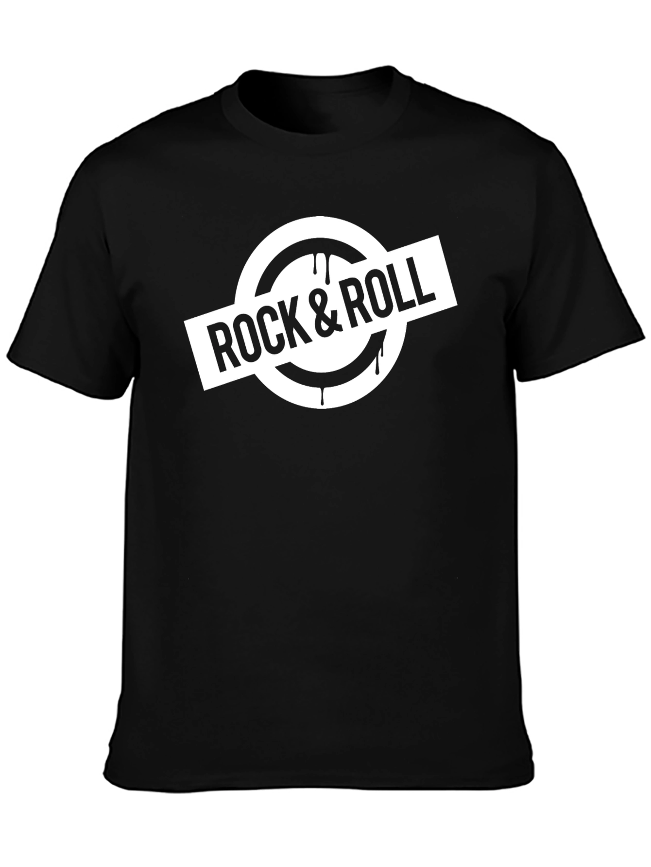 Rock & Roll Graphic Tee - Unisex Black T-Shirt