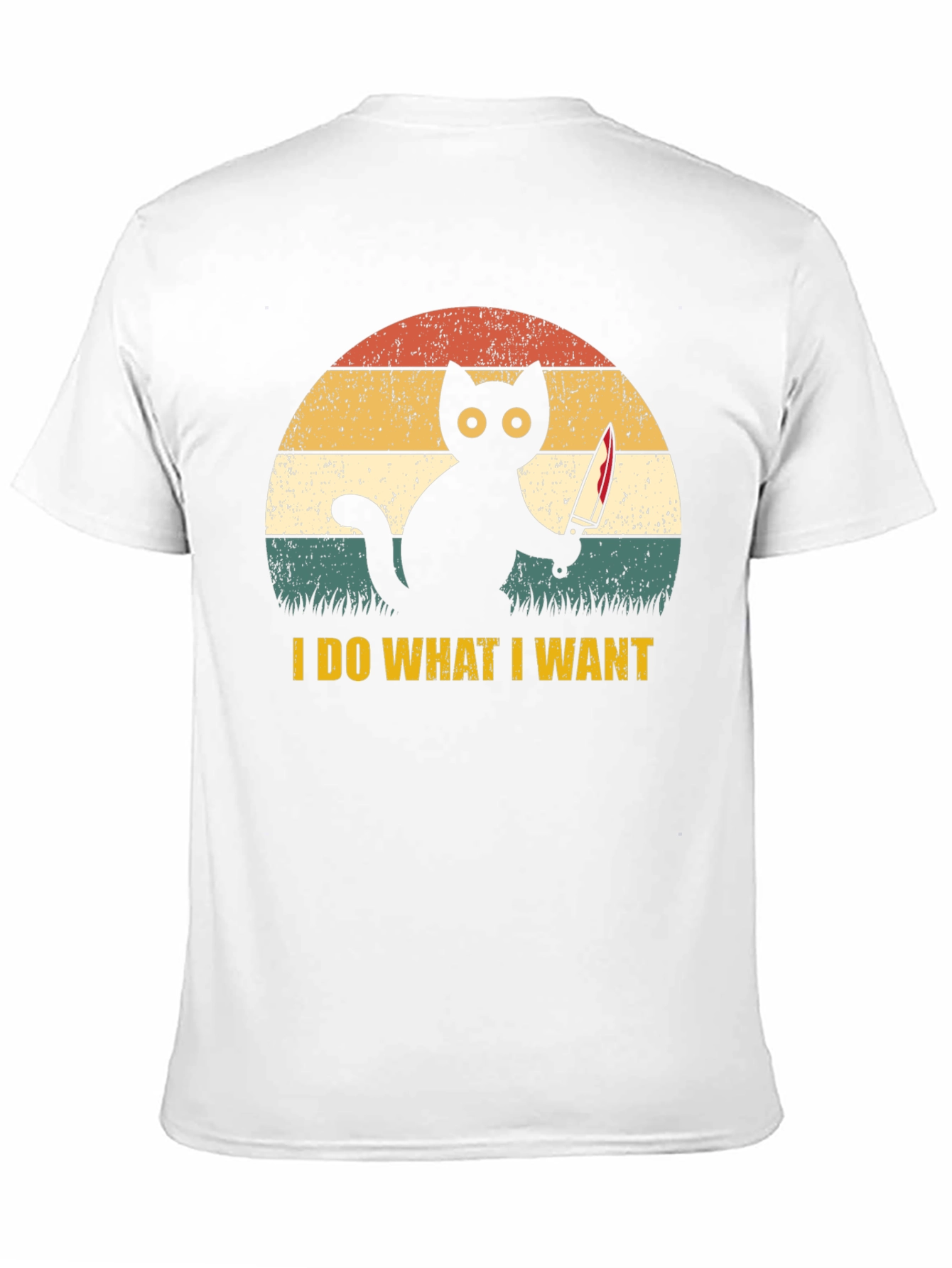 I Do What I Want Cat Graphic T-Shirt
