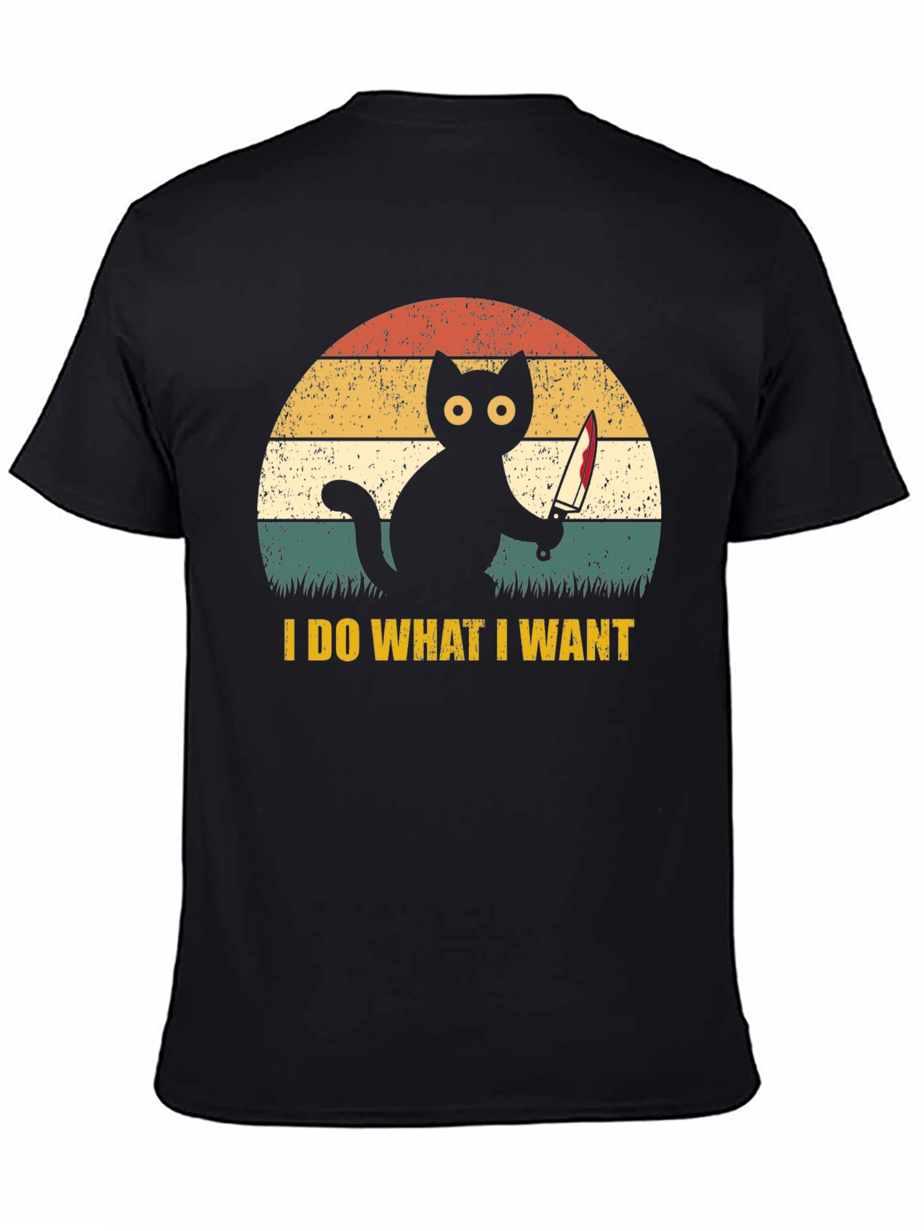 I Do What I Want Cat Graphic T-Shirt
