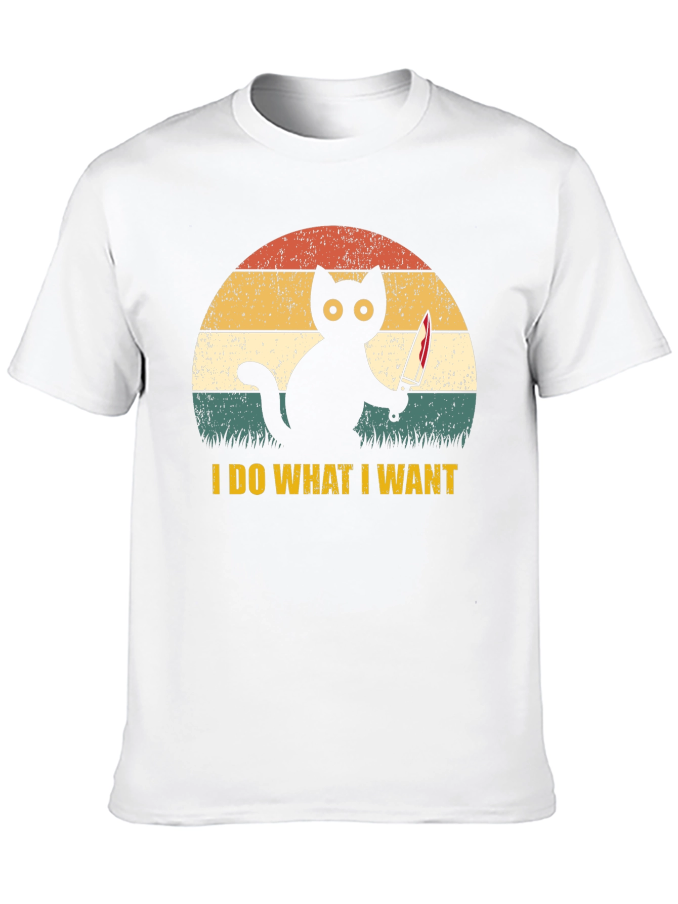 I Do What I Want Cat Graphic T-Shirt