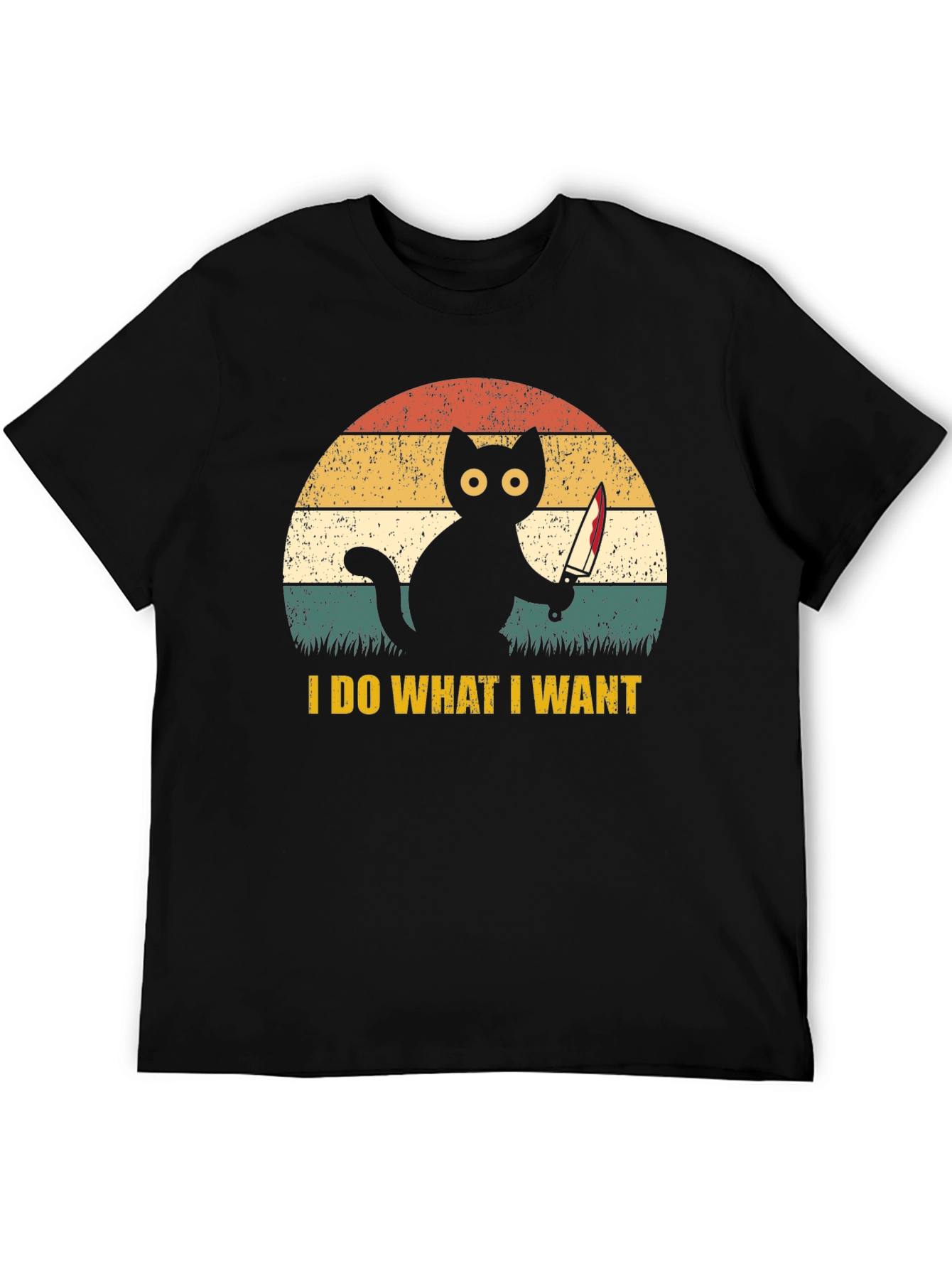 I Do What I Want Cat Graphic T-Shirt
