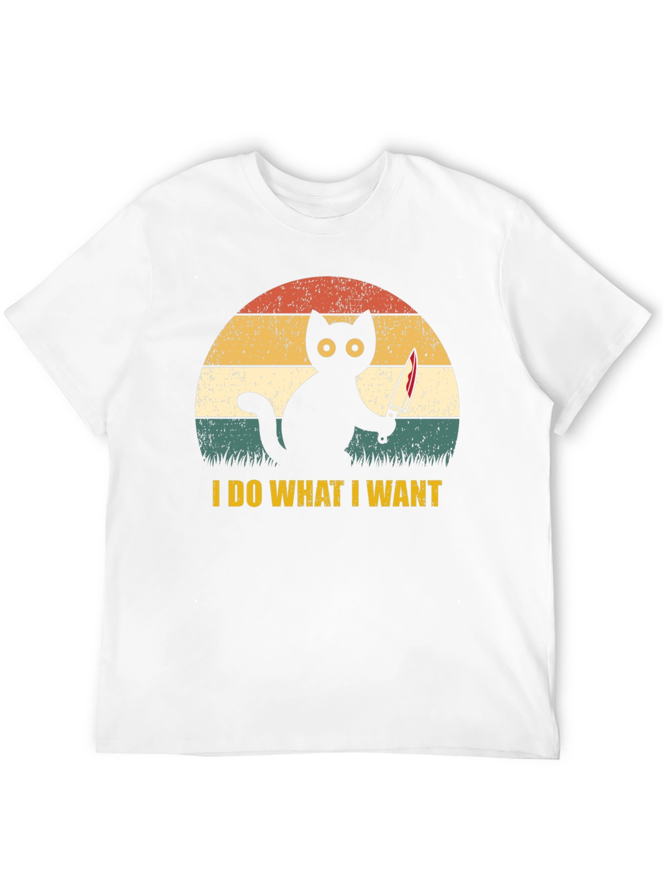 I Do What I Want Cat Graphic T-Shirt