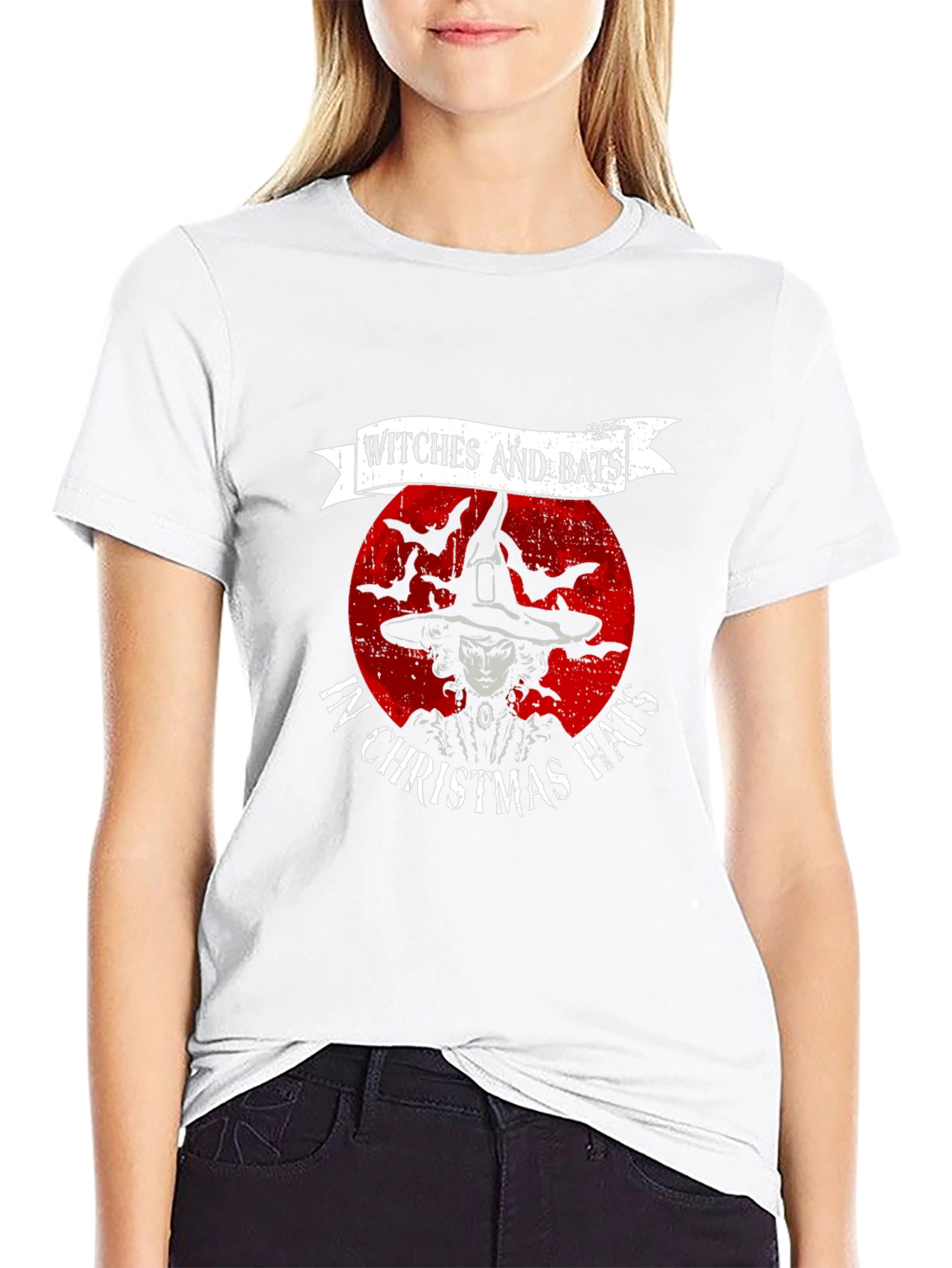 Witches and Bats T-Shirt - Spooky Halloween