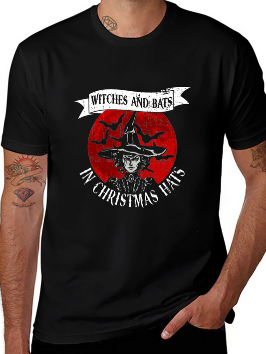 Witches and Bats T-Shirt - Spooky Halloween